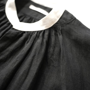 FRENCH LINEN FRILL SLEEVE AMICAL SHT