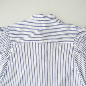 GATHER SLEEVE BAND COLLAR SHT
