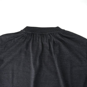 WOOL GATHER NECK LS TEE