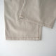 VINTAGE SERGE THREE TUCK WIDE PANTS