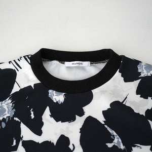 CARDBOARD KNIT LONG SLEEVE ORIGINAL PRINT SPINDLE TEE