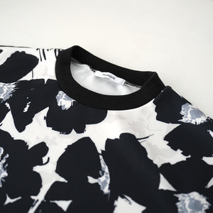 CARDBOARD KNIT LONG SLEEVE ORIGINAL PRINT SPINDLE TEE