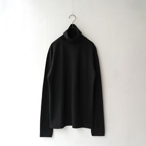 WOOL HI NECK LS TEE