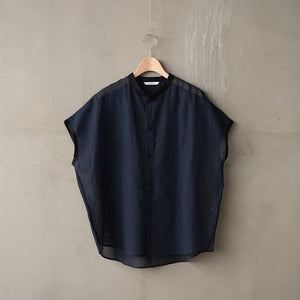 ORGANDIE FRENCH SLEEVE BLOUSE