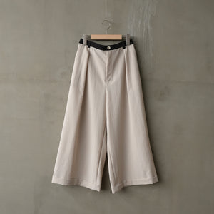 DRY TWILL WIDE PANTS
