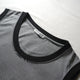 BACK GATHER BORDER TANK TOP