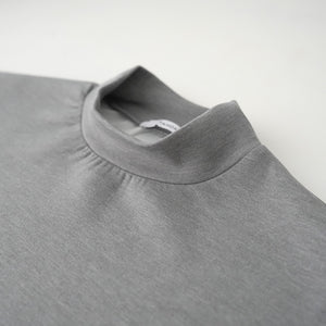 CARDBOARD KNIT LONG SLEEVE  MOC TEE