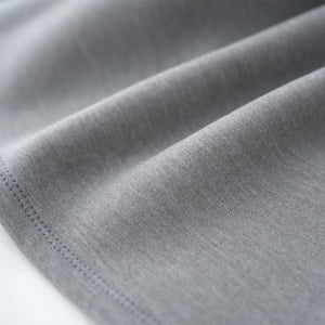 CARDBOARD KNIT LONG SLEEVE  MOC TEE