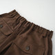 WOOL MIX THREE TUCK WIDE PANTS