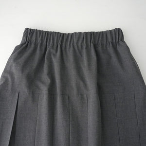 TROPICAL SWITCH PLEATS SKIRT