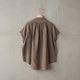 FRENCH LINEN FRILL SLEEVE AMICAL SHTⅡ