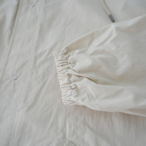 COTTON NYLON HOOD COAT