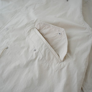COTTON NYLON HOOD COAT
