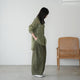 LIP CLOTH THREE TUCK WIDE PANTS