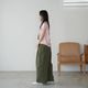 LIP CLOTH THREE TUCK WIDE PANTS
