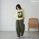 LIP CLOTH THREE TUCK WIDE PANTS