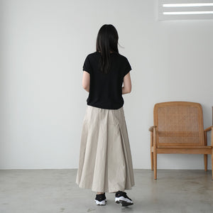 SUMMER WOOL FRENCHSLEEVE TEE