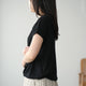 SUMMER WOOL FRENCHSLEEVE TEE