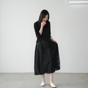 SUMMER WOOL HALFSLEEVE TEE