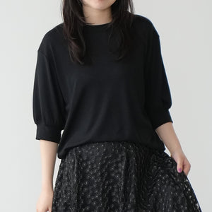 SUMMER WOOL HALFSLEEVE TEE