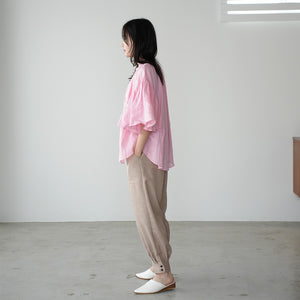 FAN SLEEVE LINEN AMICAL SHT