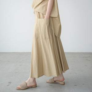 GATHER FLARE SKIRT