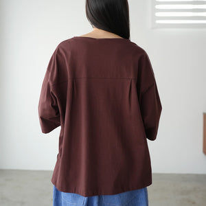BOAT NECK TEE