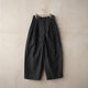 LIP CLOTH THREE TUCK WIDE PANTS