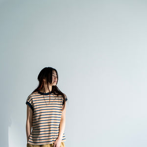 FRENCH BORDER RIB TEE