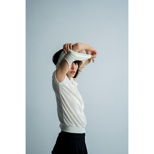 SUMMER WOOL FRENCHSLEEVE TEE