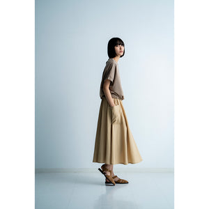 GATHER FLARE SKIRT