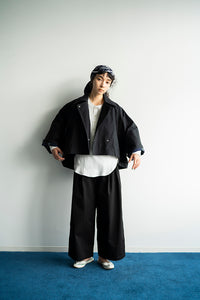 WIDE SQUARE DOUBLE JKT