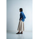LIP CLOTH FLARE TUCK SKIRT