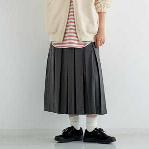 TROPICAL SWITCH PLEATS SKIRT