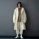 COTTON NYLON HOOD COAT