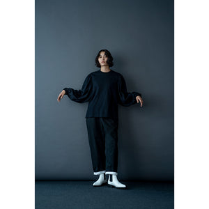 GATHER SLEEVE LS TEE