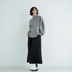 CARDBOARD KNIT LONG SLEEVE  MOC TEE