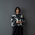 CARDBOARD KNIT LONG SLEEVE ORIGINAL PRINT SPINDLE TEE