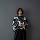 CARDBOARD KNIT LONG SLEEVE ORIGINAL PRINT SPINDLE TEE