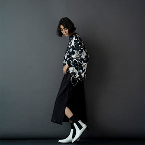 CARDBOARD KNIT LONG SLEEVE ORIGINAL PRINT SPINDLE TEE