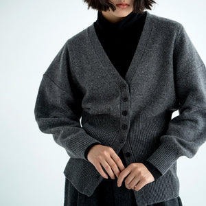 SWITCH SLEEVE V NECK CARDIGAN