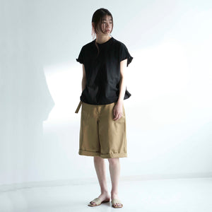 CUT FRILL COMBI SHT TEE Ⅱ