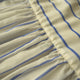 STRIPE GAHER NO SLEEVE BLOUSE