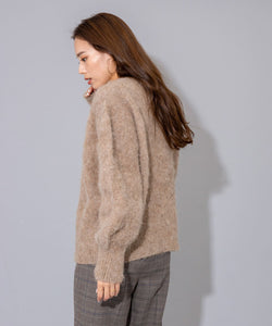 MOHAIR V-NECK CARDIGAN