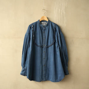 OVER FRILL BLOUSE